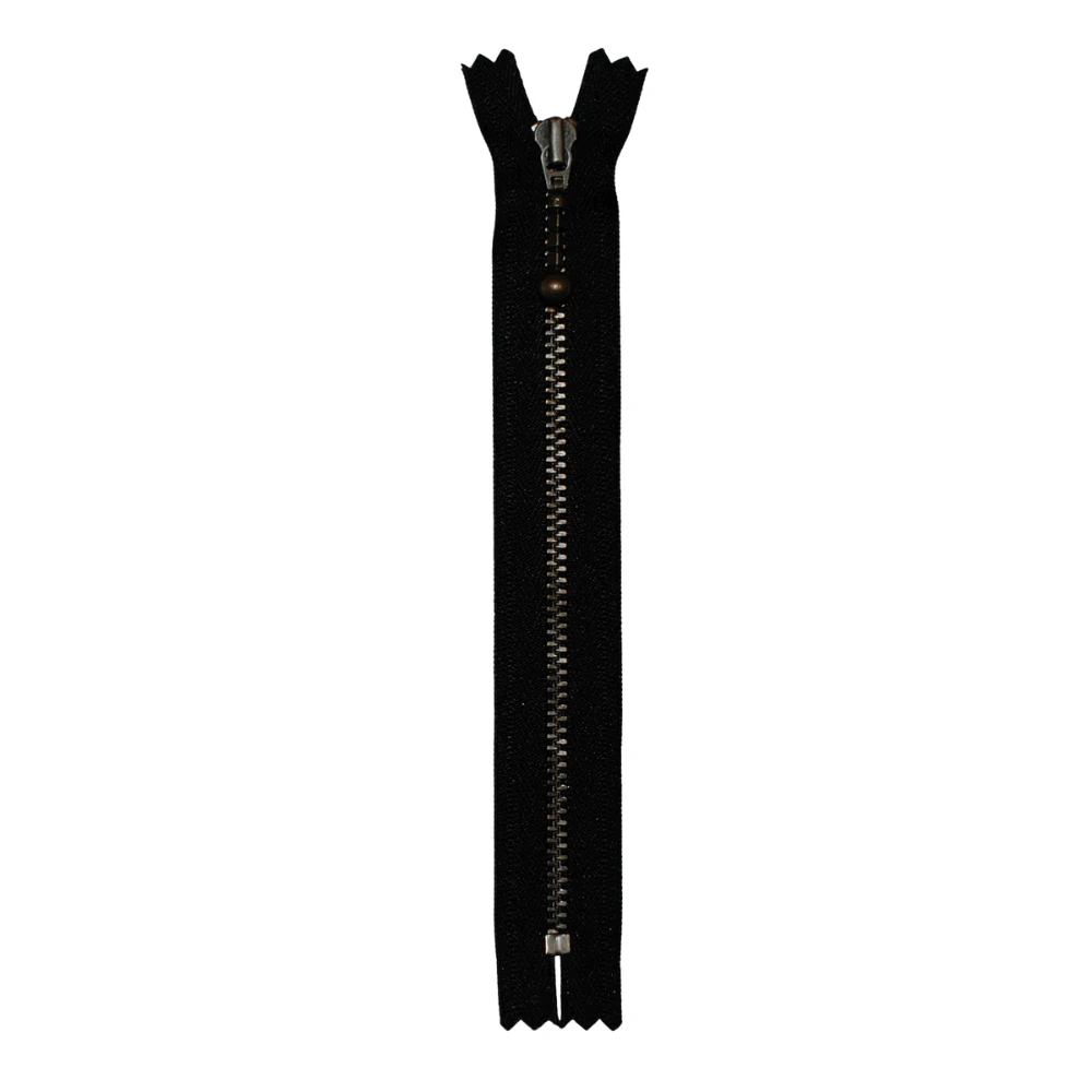 YKK Fixed Zipper Antique Brass 4 mm 28 cm - Buy Today